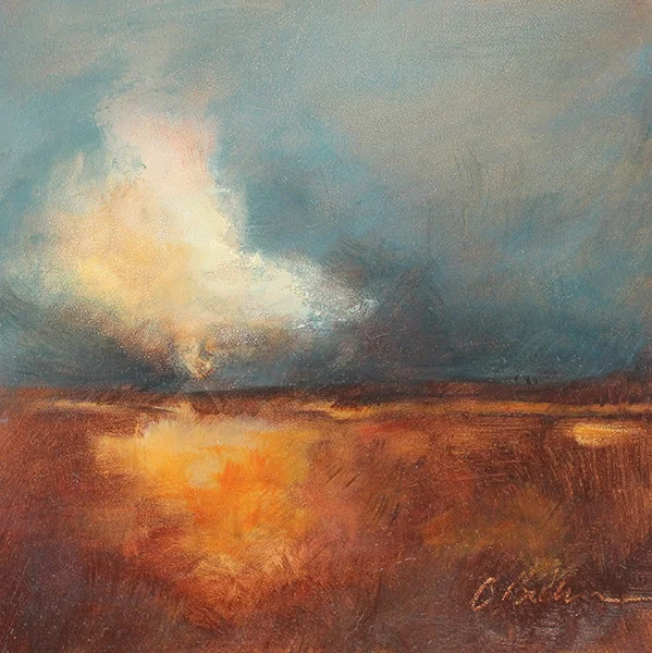 Billowing East Oil on panel 6"x 6" (available)