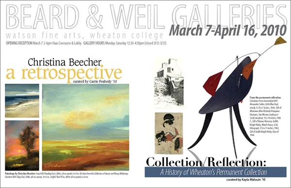 Christina Beecher, A Retrospective 