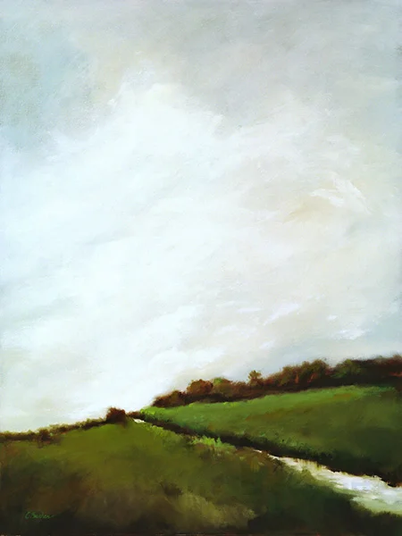 Cope's Creek Oil on Linen 40"X 30" SOLD