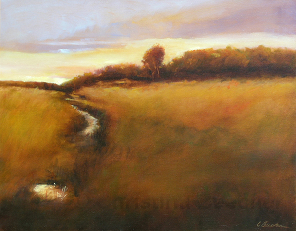Sunset Hawk Mountain Oil on linen 24"x30" (sold)