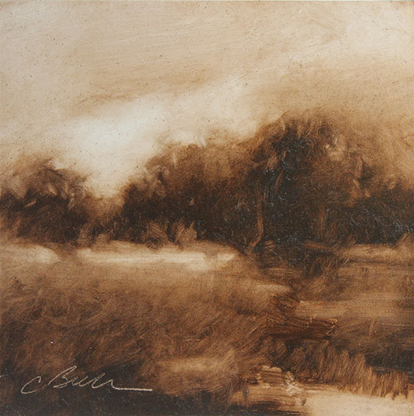 Woodland Oil on panel 6"X 6" (available)