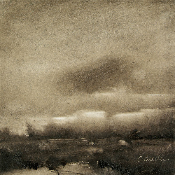 Crocker Neck Bog Oil on panel 6"x 6"
