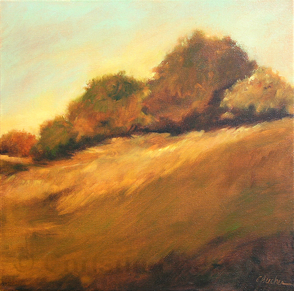 Meadow's Ridge Oil on linen 20"x20"