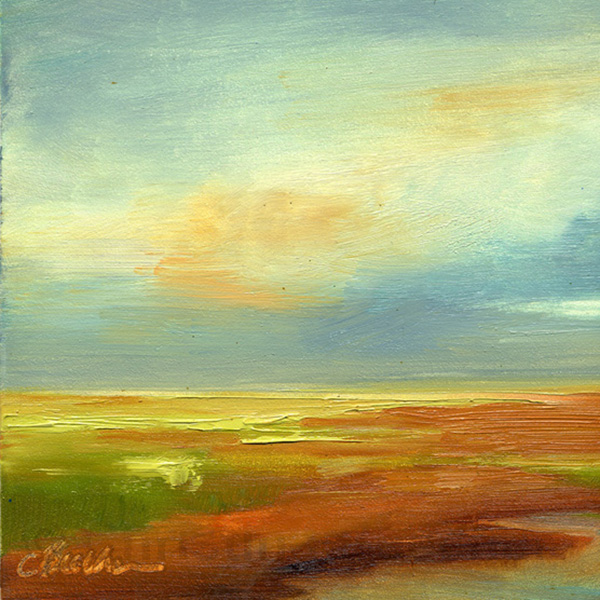 Past Pa'ia Oil on panel 6"x 6"