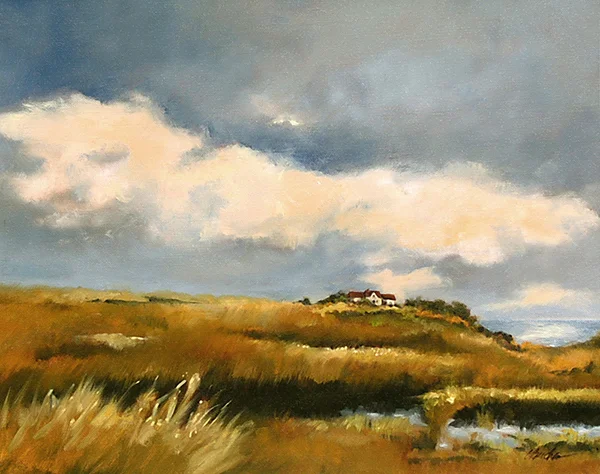 Mooreland's Swale Oil on linen 16"x 20"