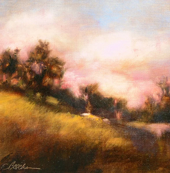MacAller's Glenn Oil on linen 12" x 12"