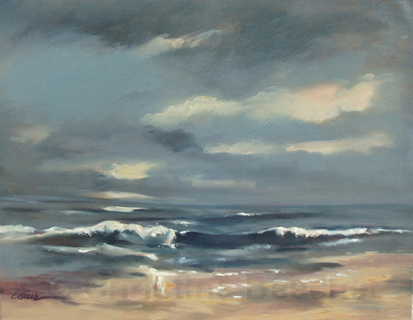 Summer Storm Break Oil on linen 22"x 28"