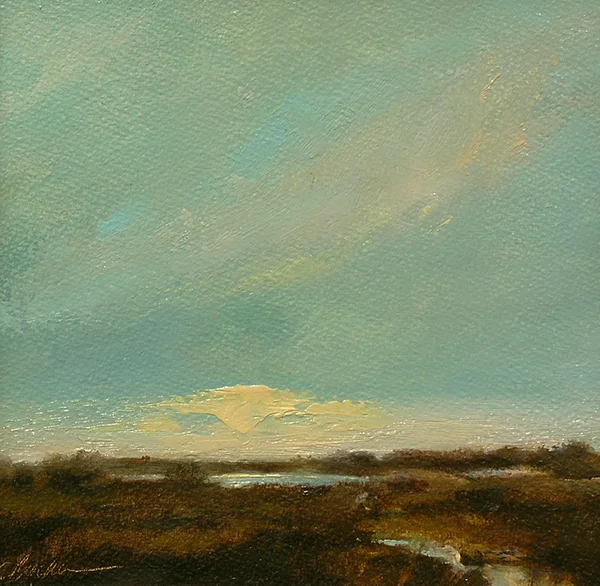 West Cove II Oil on paper 8"x 8"