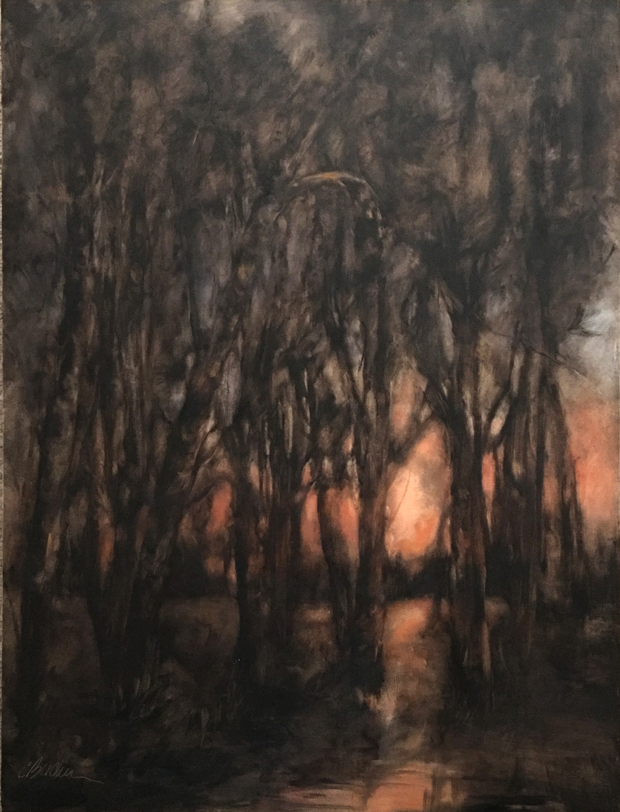 Twilights Glow Oil on panel 2016 