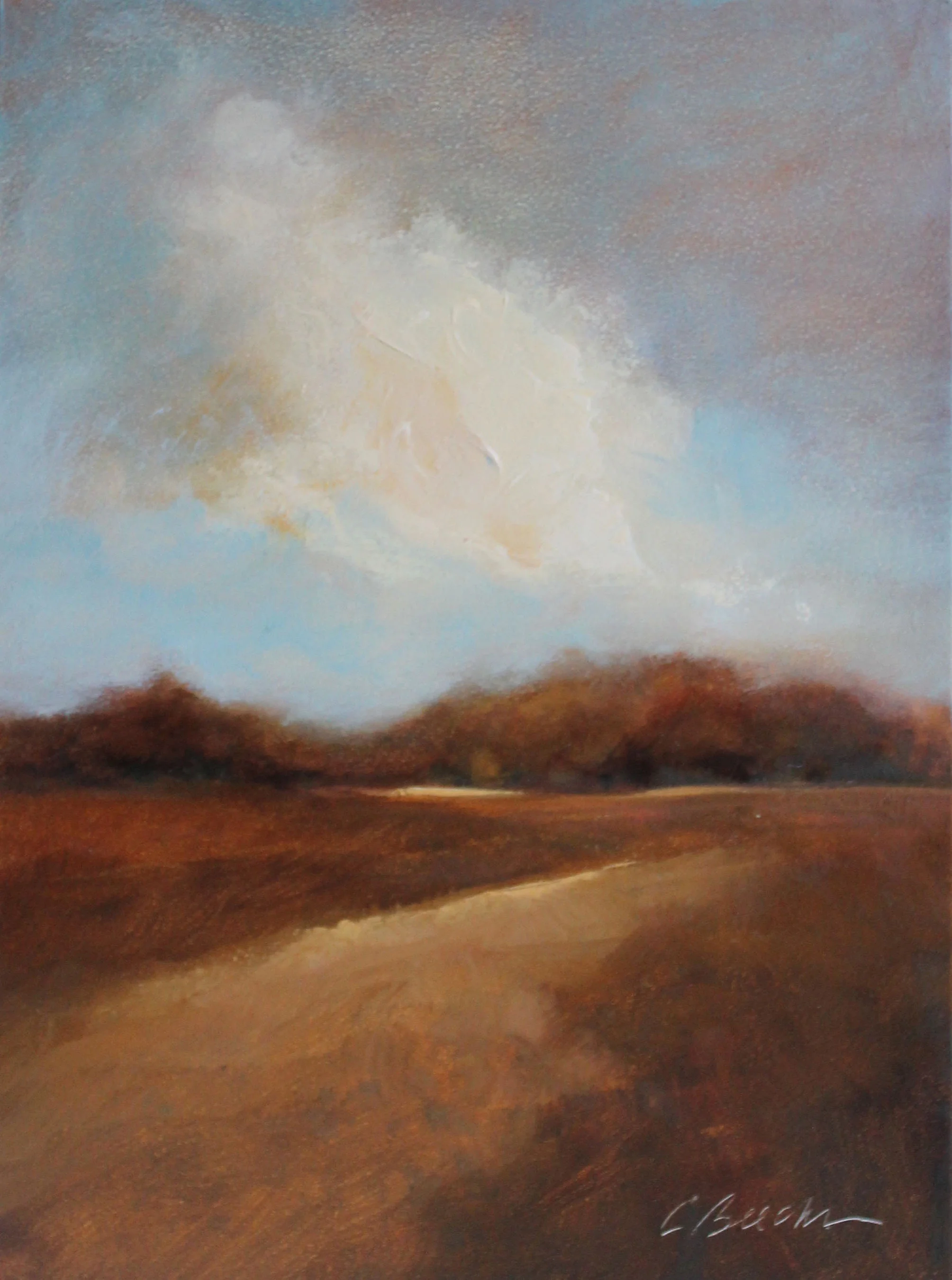 Golden Field Oil on panel 2016