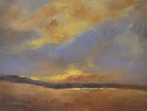 Blaze of Light Oil on panel 9" x 12" SOLD