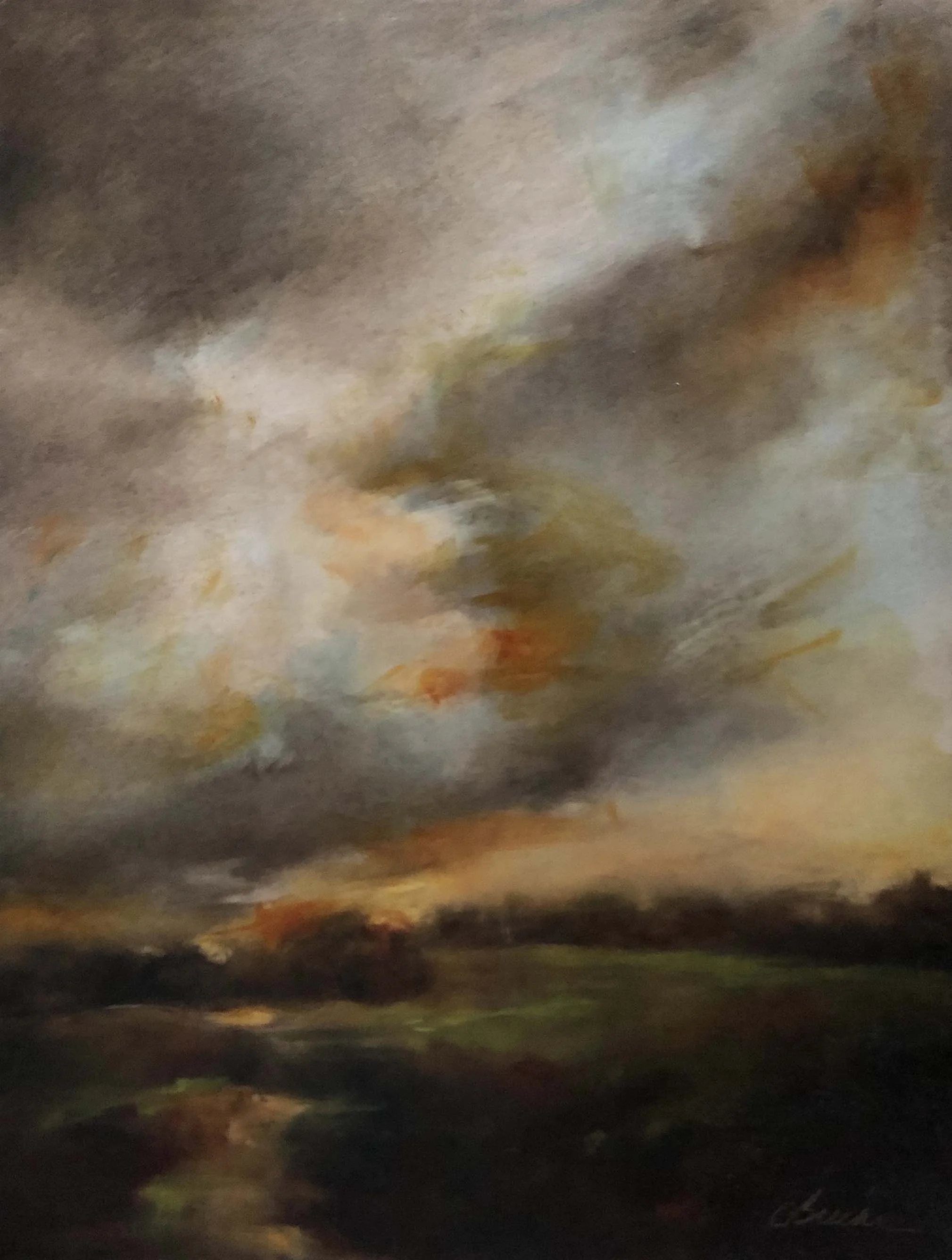 Cedar Ridge Oil on panel 18" X 24" AVAILABLE