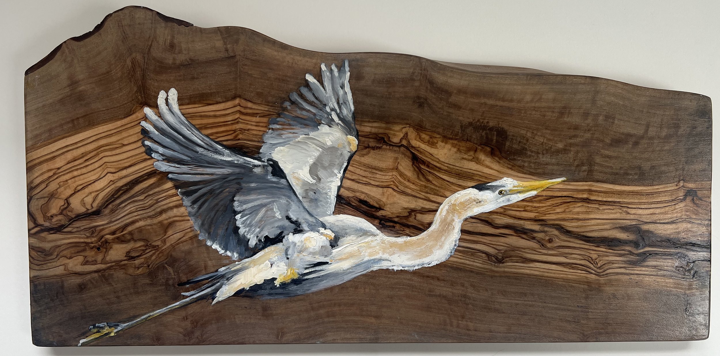 In Flight, Great Blue