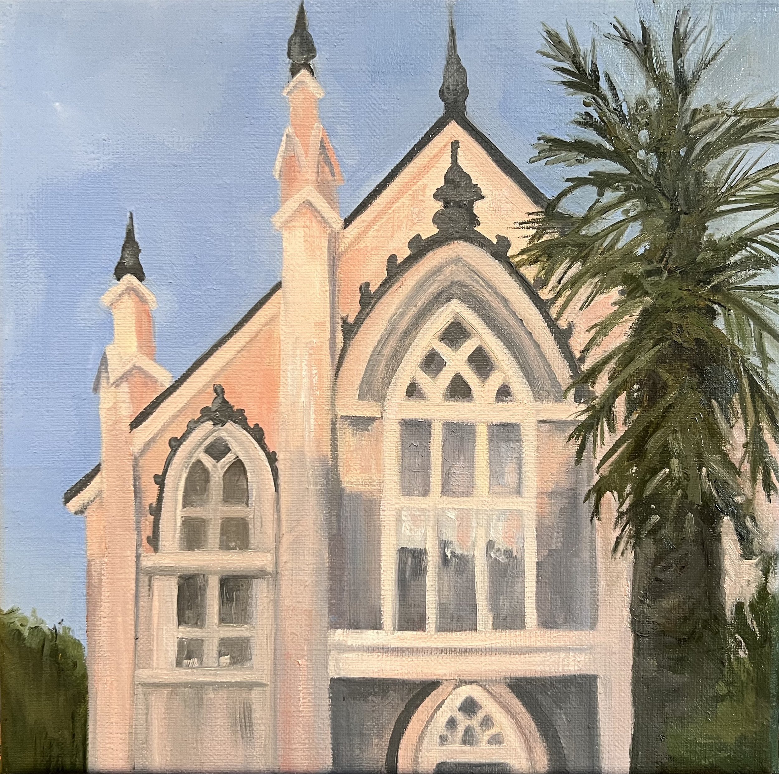 South: Midday Sun, Huguenot Church