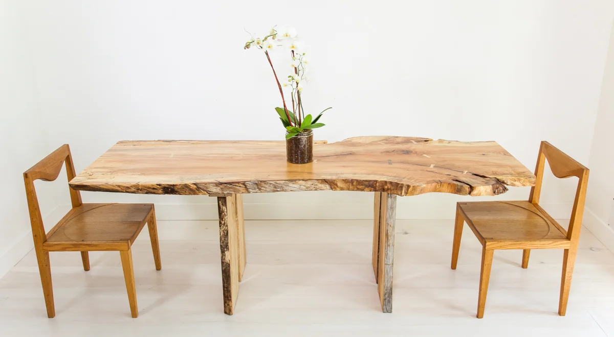 Slab Dining Table and Chairs