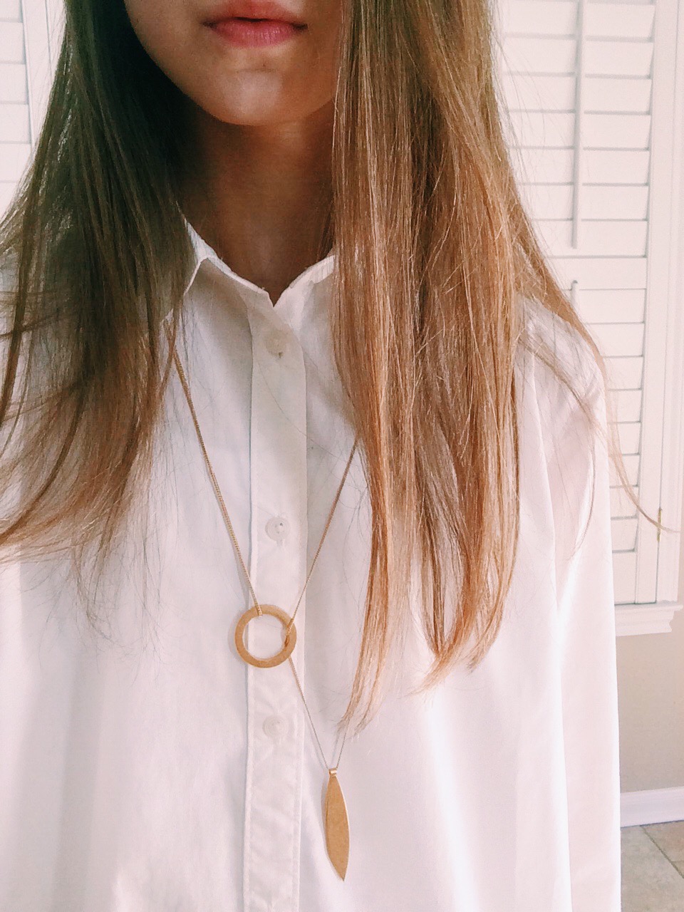 Shirt: Madewell, Necklace: Madewell