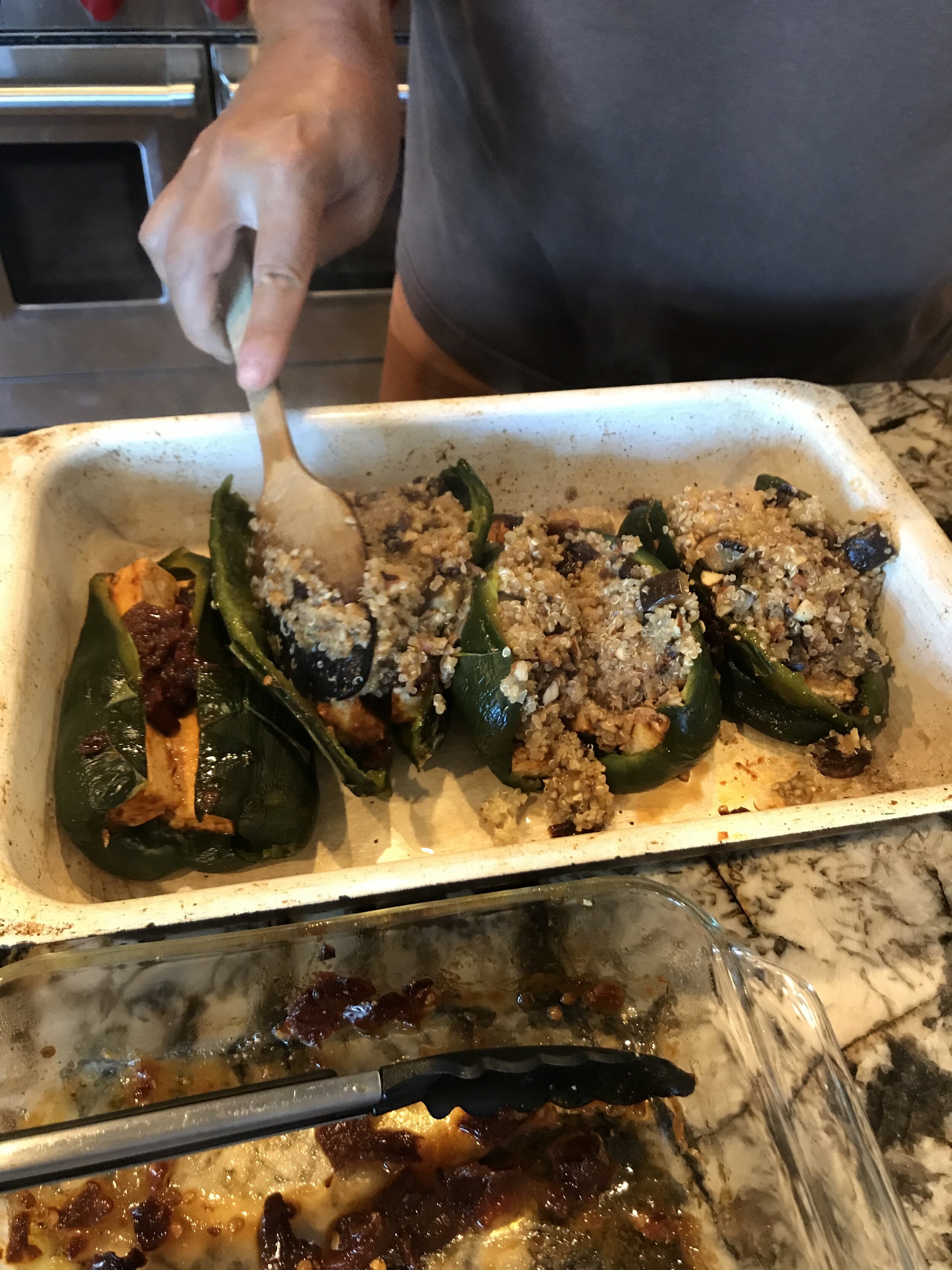 Stuffed Poblanos