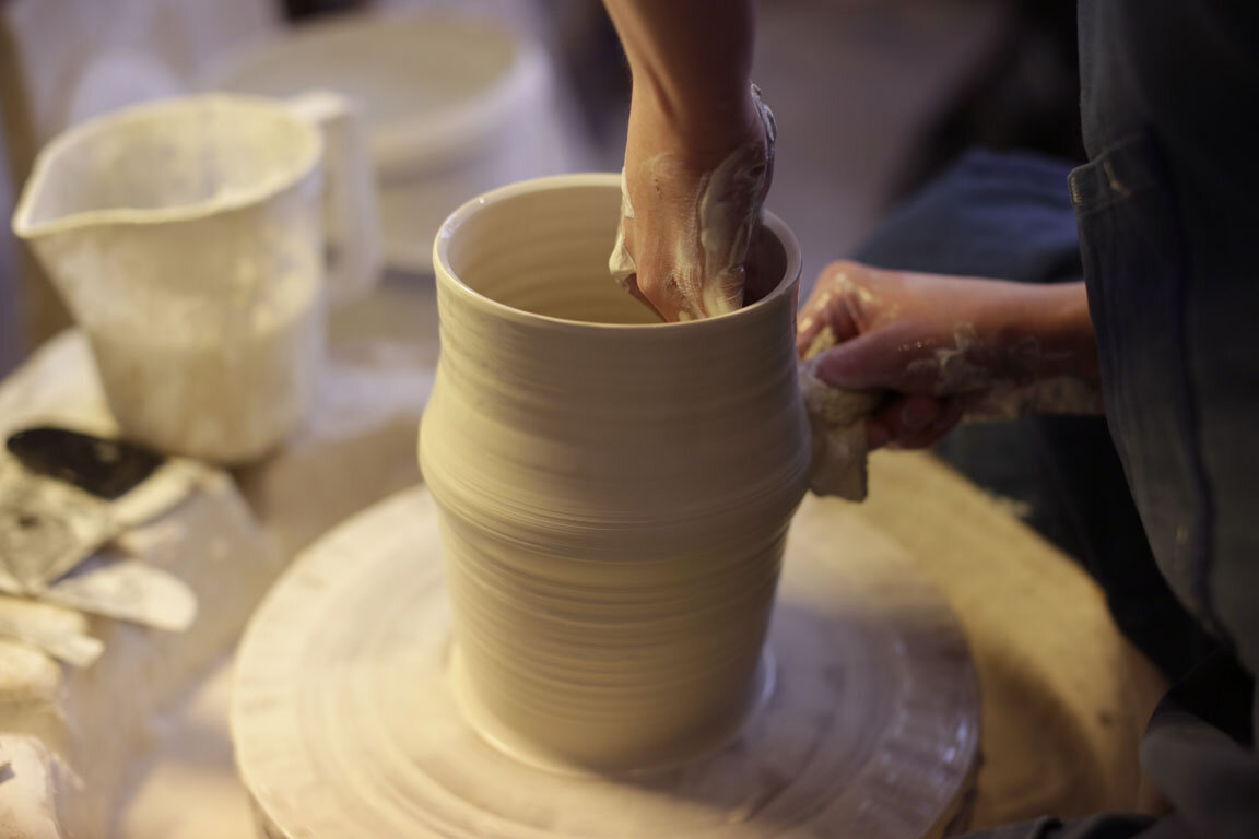 The Art of Throwing Pottery on a Kick Wheel – Joel Cherrico Pottery