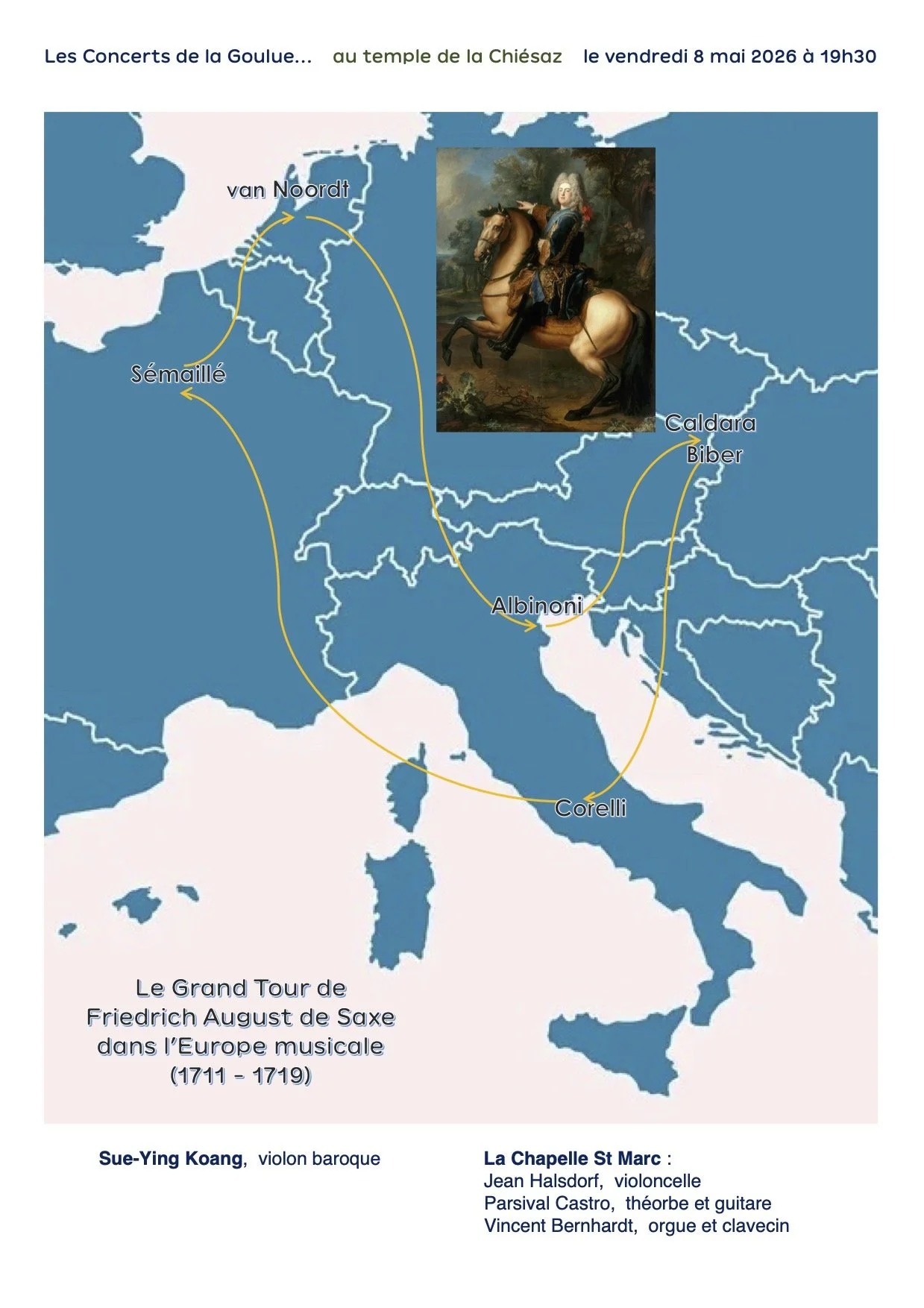 Le Grand Tour de Friedrich August de Saxe