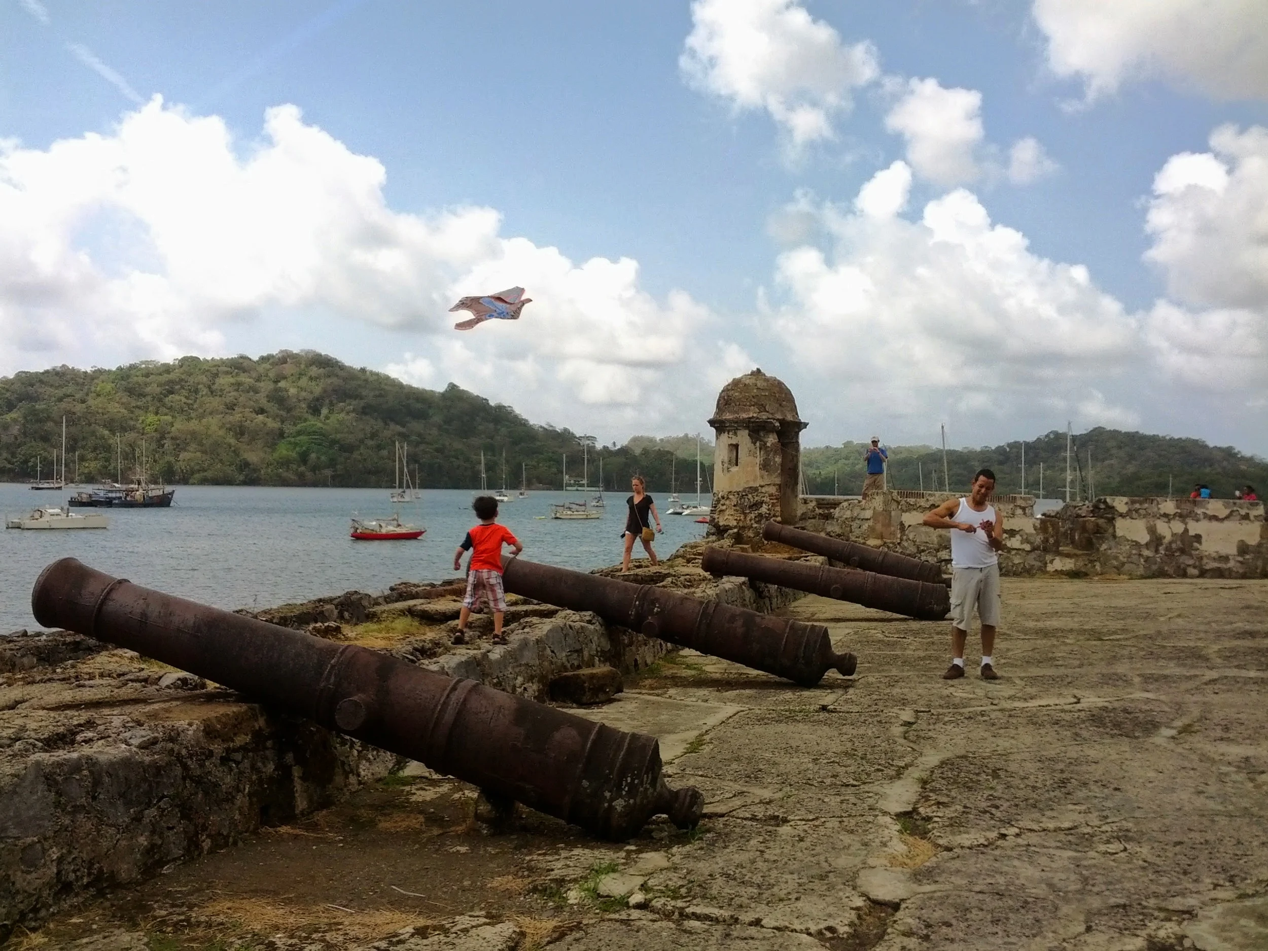 Kite Flying at Portabelo, Panama