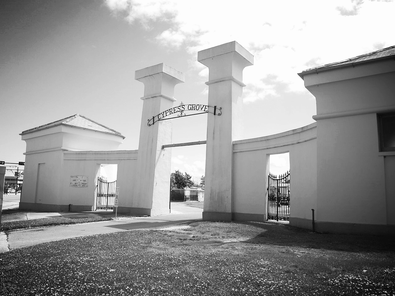 Cypress Grove Cemetery Gates