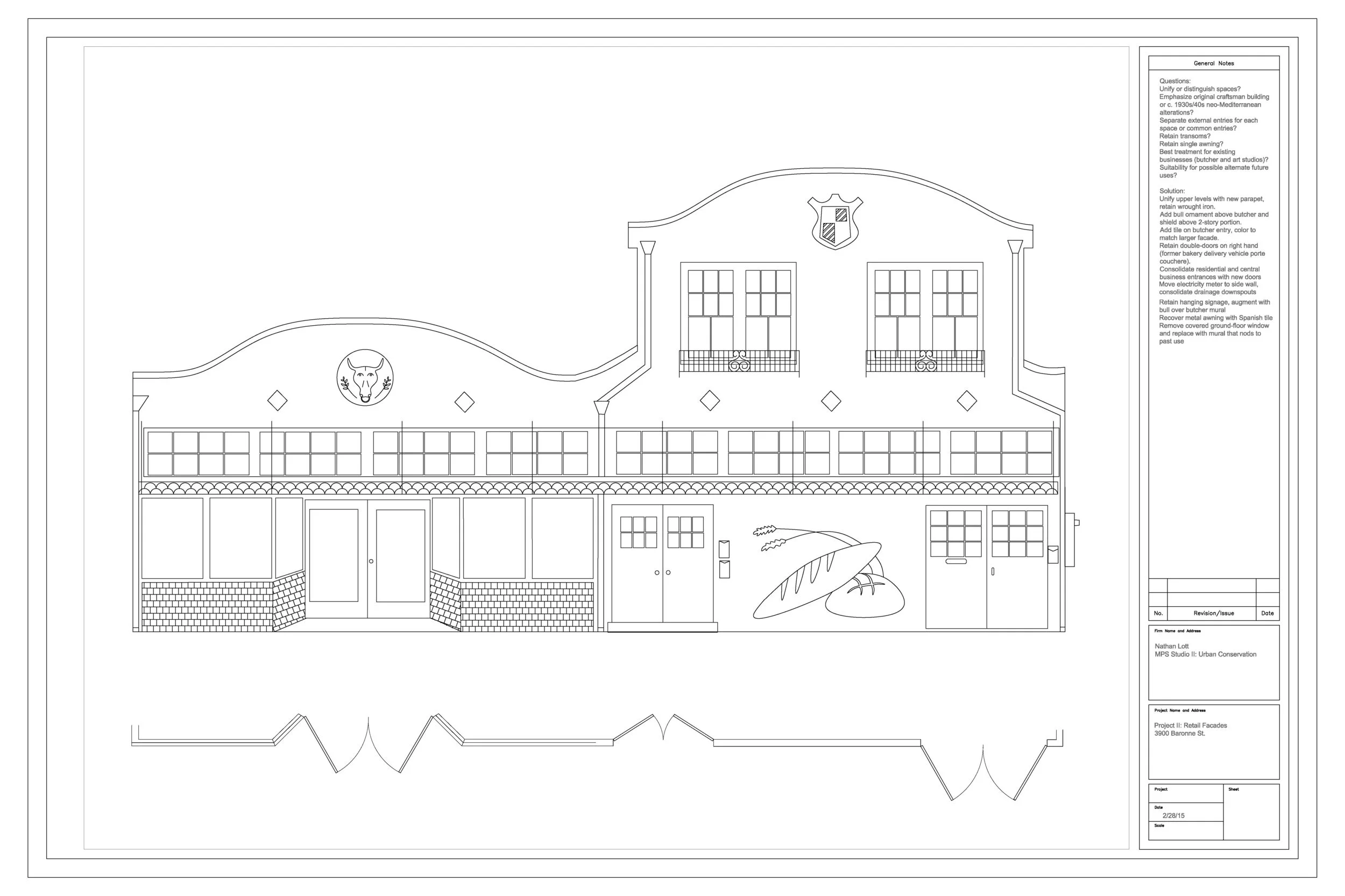 Baronne Street Facade Renewal