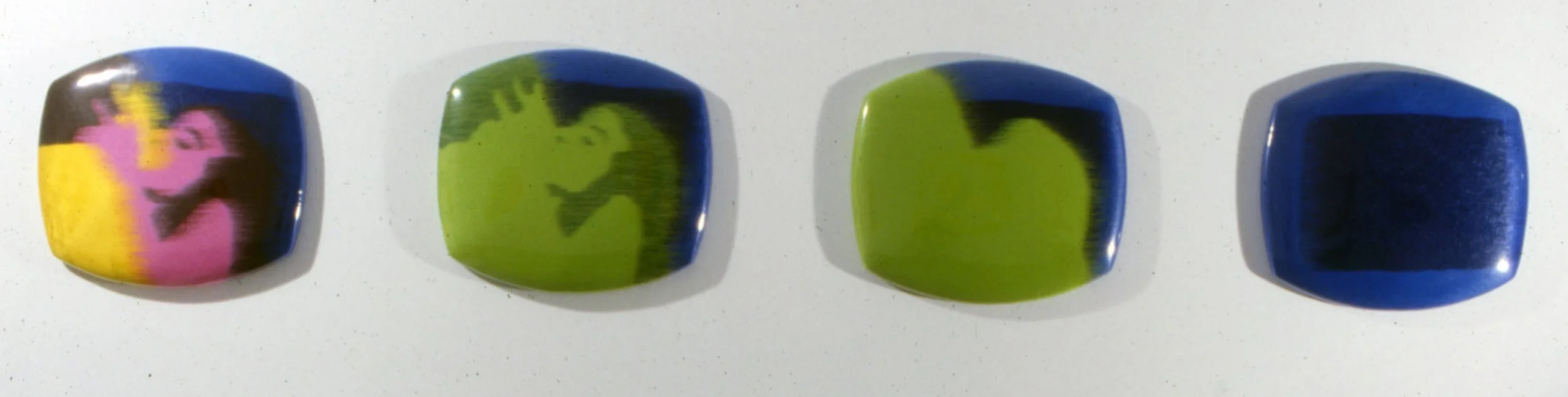  The Kiss - 1998 - fun fur, vinyl, wood - 20"x108"x4" 