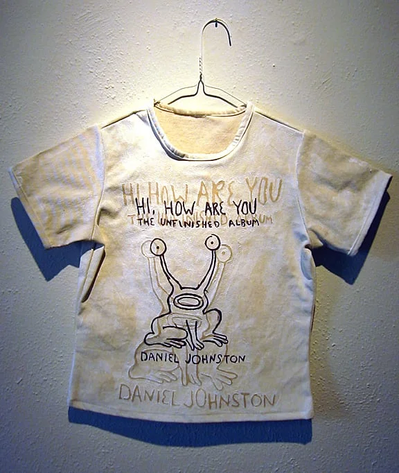  Hi, How Are You - 2002 -&nbsp;acrylic on canvas and wire -&nbsp;24"h x 24"w 