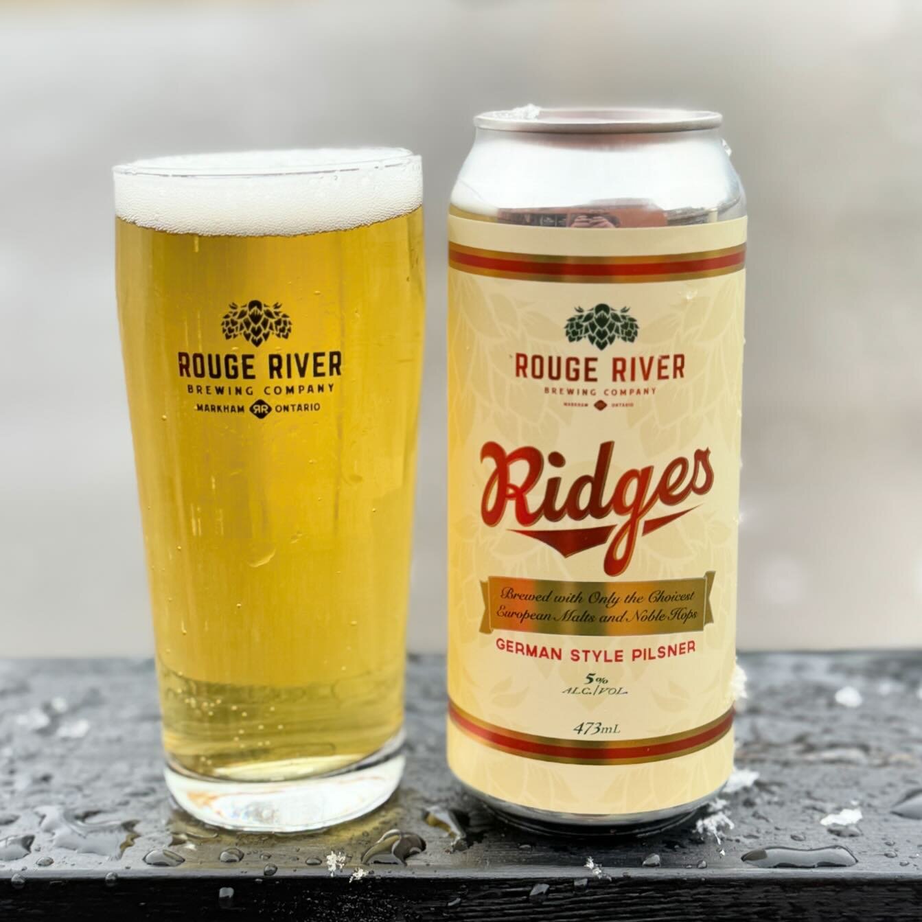 ❗️Release 1/5 this week is our Ridges Pilsner. Made with a special German-Imported malt and German Hallertau hops, we get a perfectly subtle grassy floral aroma with a rich bready malt character you can only get from the imported stuff. 

Available n