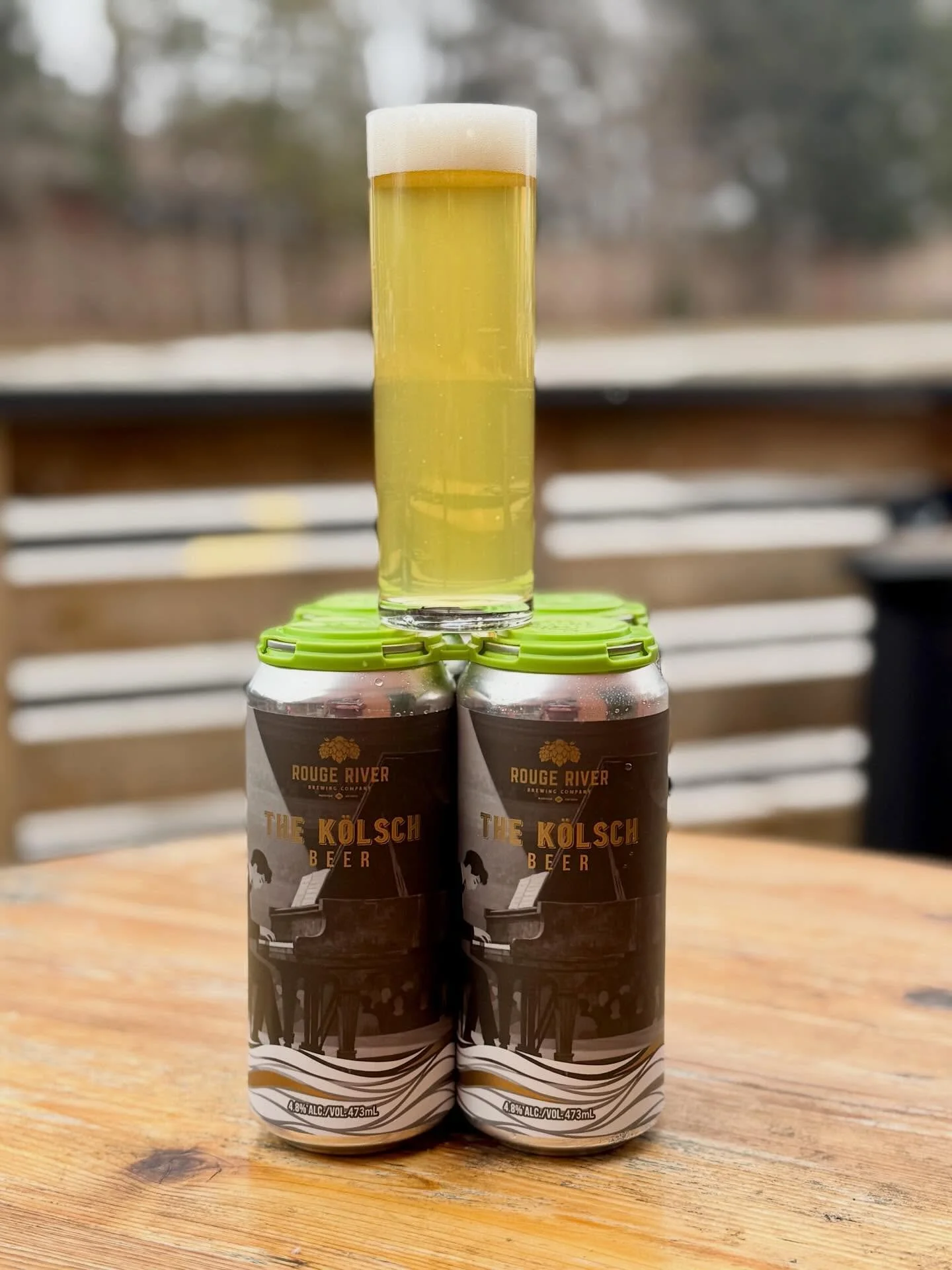 We made a K&ouml;lsch! The K&ouml;lsch Beer is our take on the classic German style. Made with 100% imported German hops and malts and featuring a unique yeast that ferments at hybrid lager/ale temperatures. We get a subtle apple/pear aroma with a ri