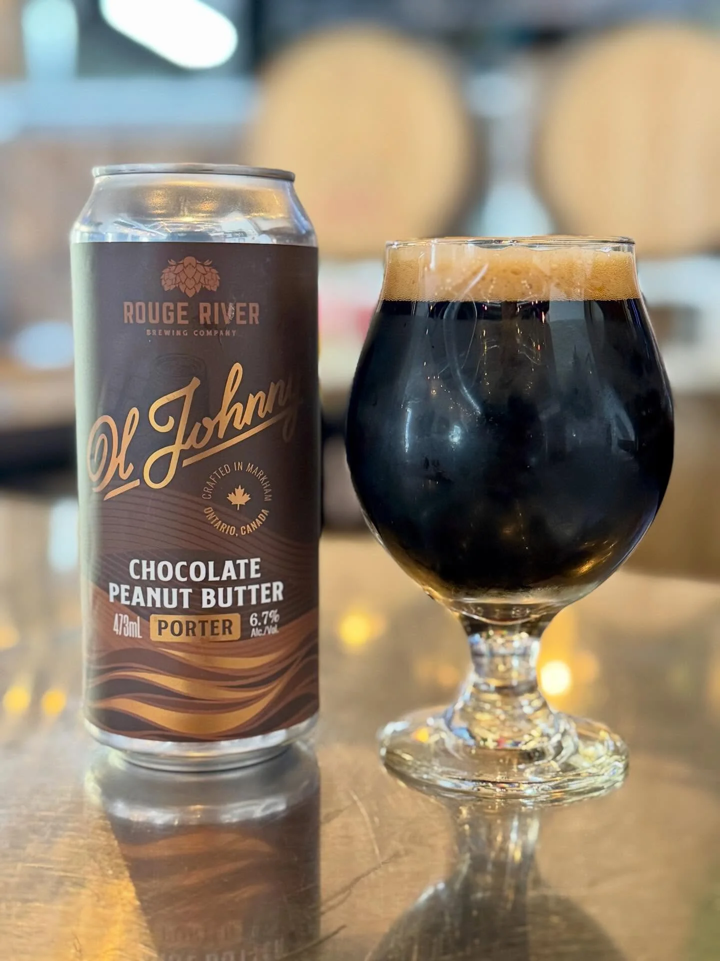 Say hello to Ol Johnny! We&rsquo;ve crafted our first ever chocolate peanut butter porter, featuring Haitian cacao nibs and organic peanut flour, we get well balanced peanut butter cup character without too much sweetness. Perfect for fans of the cla