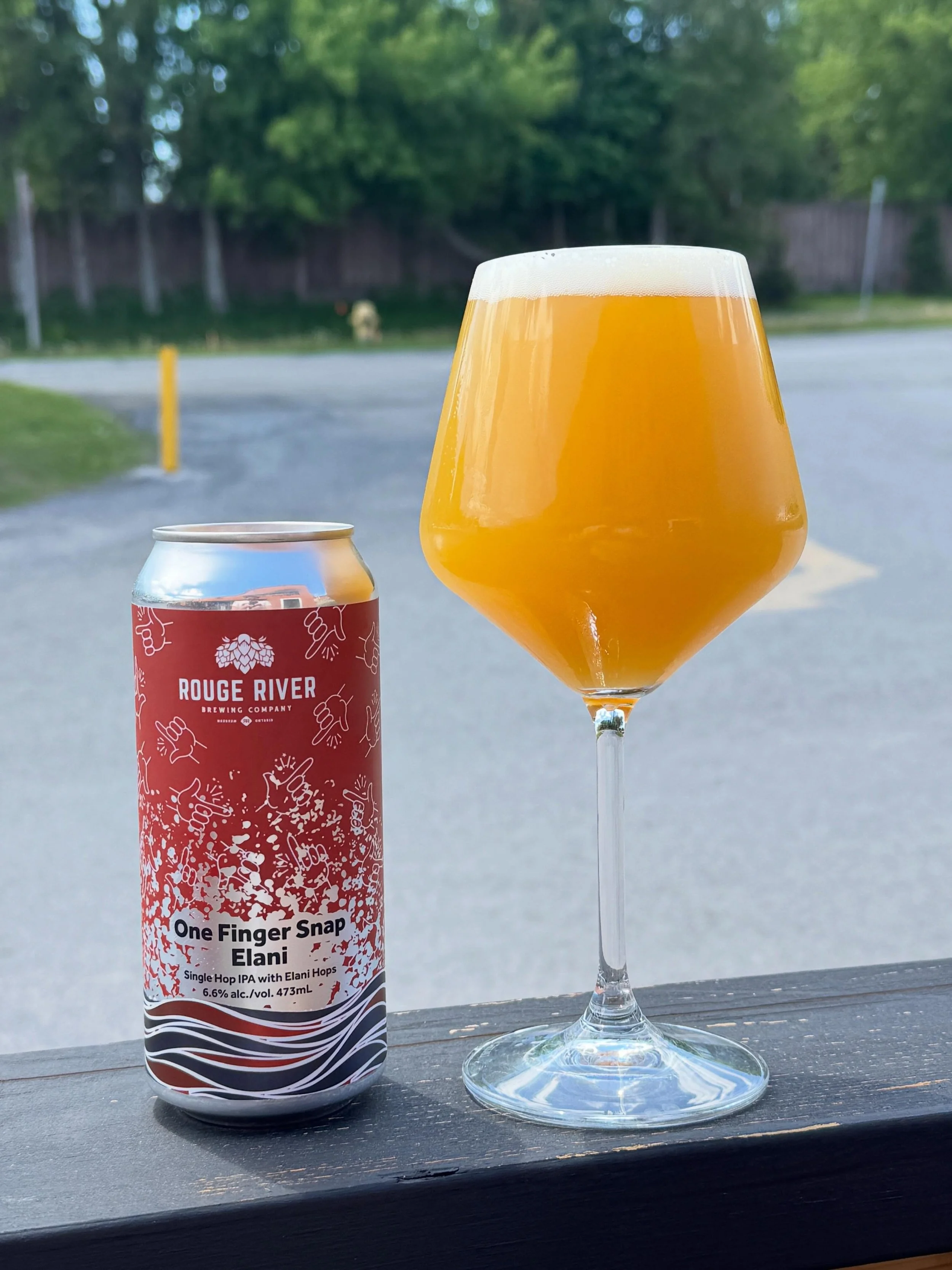 ‼️New release ‼️ One Finger Snap Elani 🫰

Our latest hazy IPA release features the Elani hop from Yakima Quality Hops. Notes of pear, sweet melon and dank peach. A delicious experiment, we hope you enjoy!