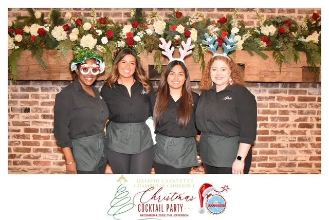 Jefferson bar staff at the 2025 Chamber of Commerce Holiday Party