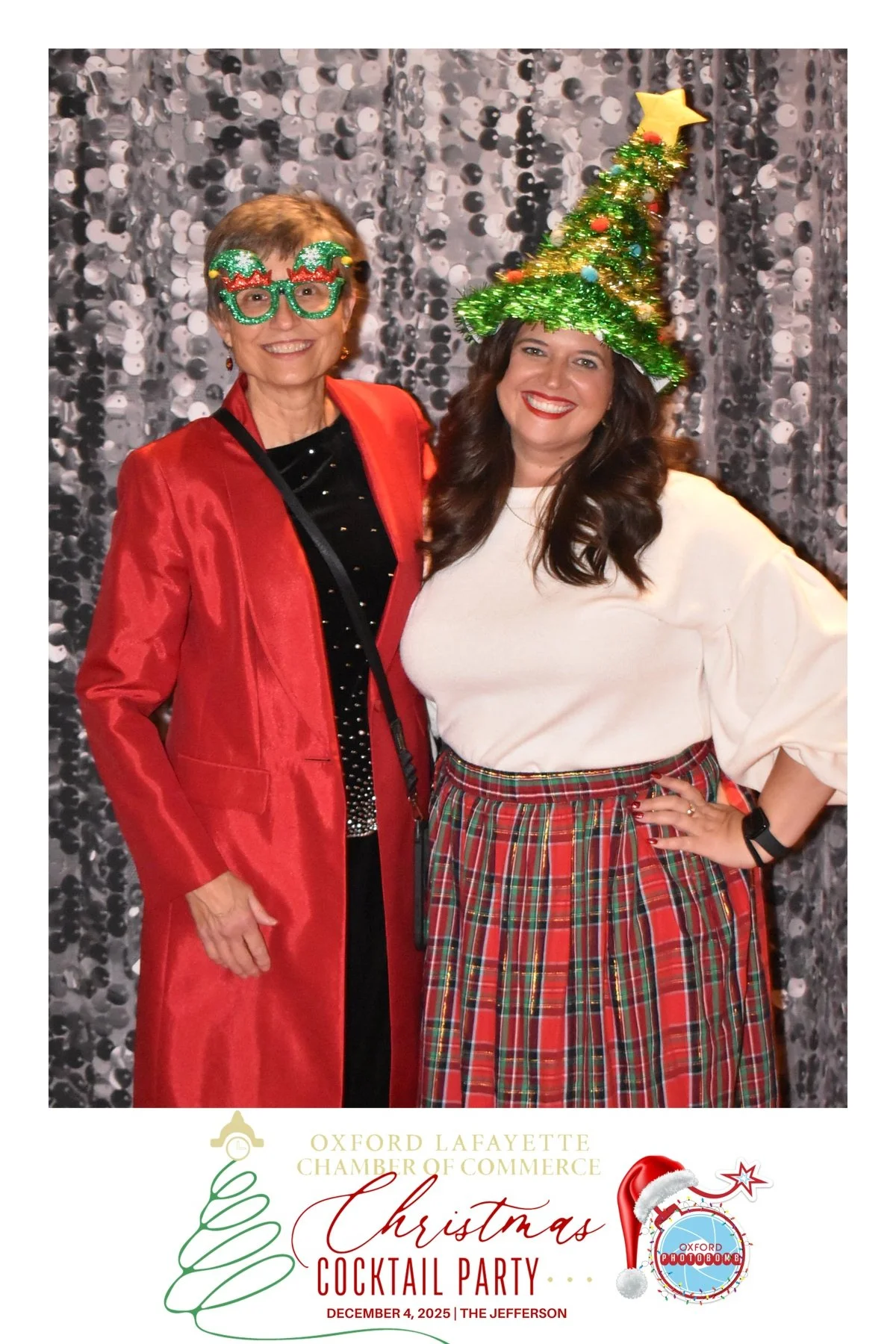 Margie & Amanda at the 2025 Chamber holiday party at The Jefferson