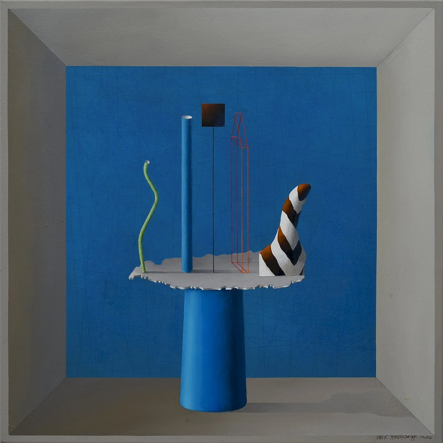 Hand Right, 85x85cm, oil on canvas, 2026