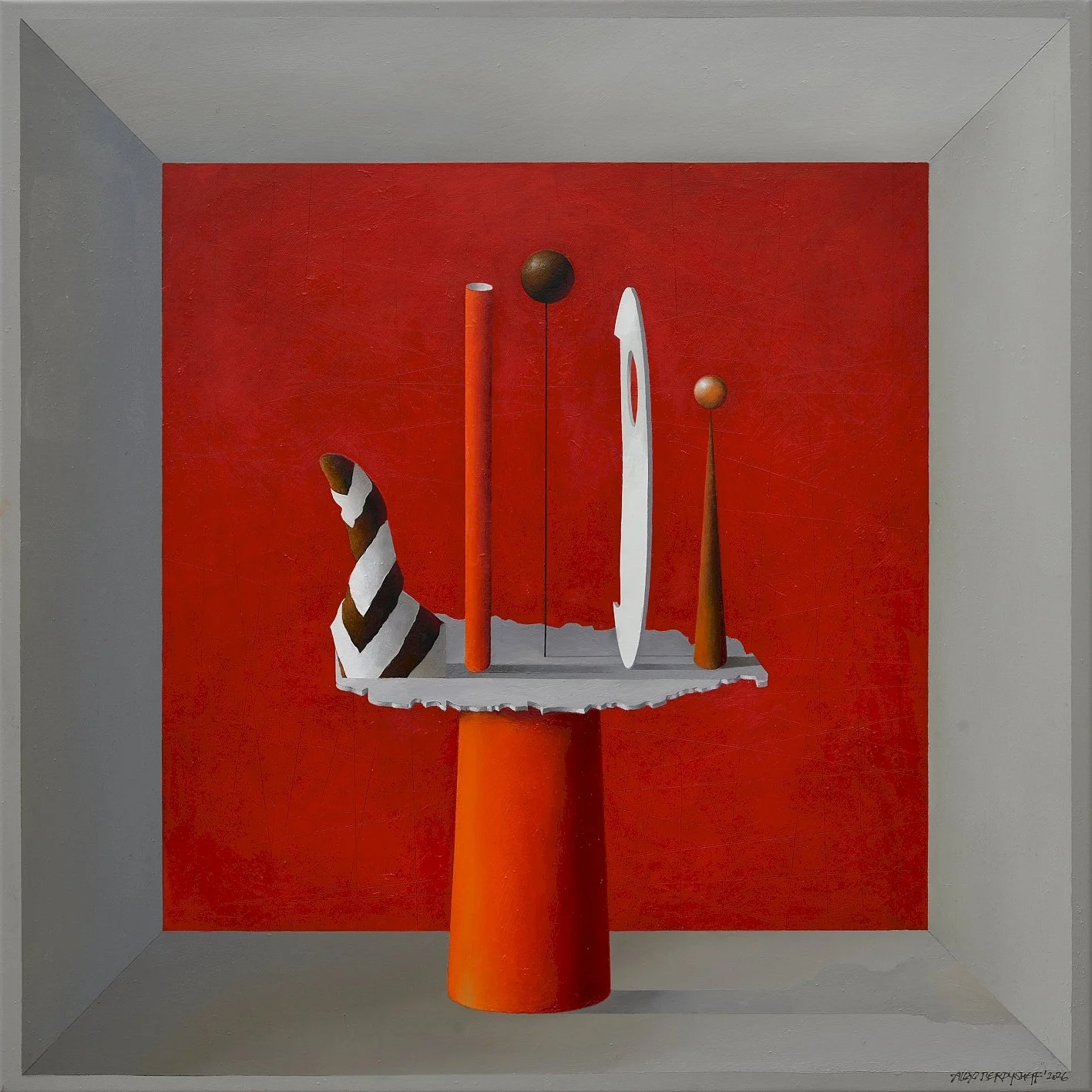 Hand Left, 85x85cm, oil on canvas, 2026
