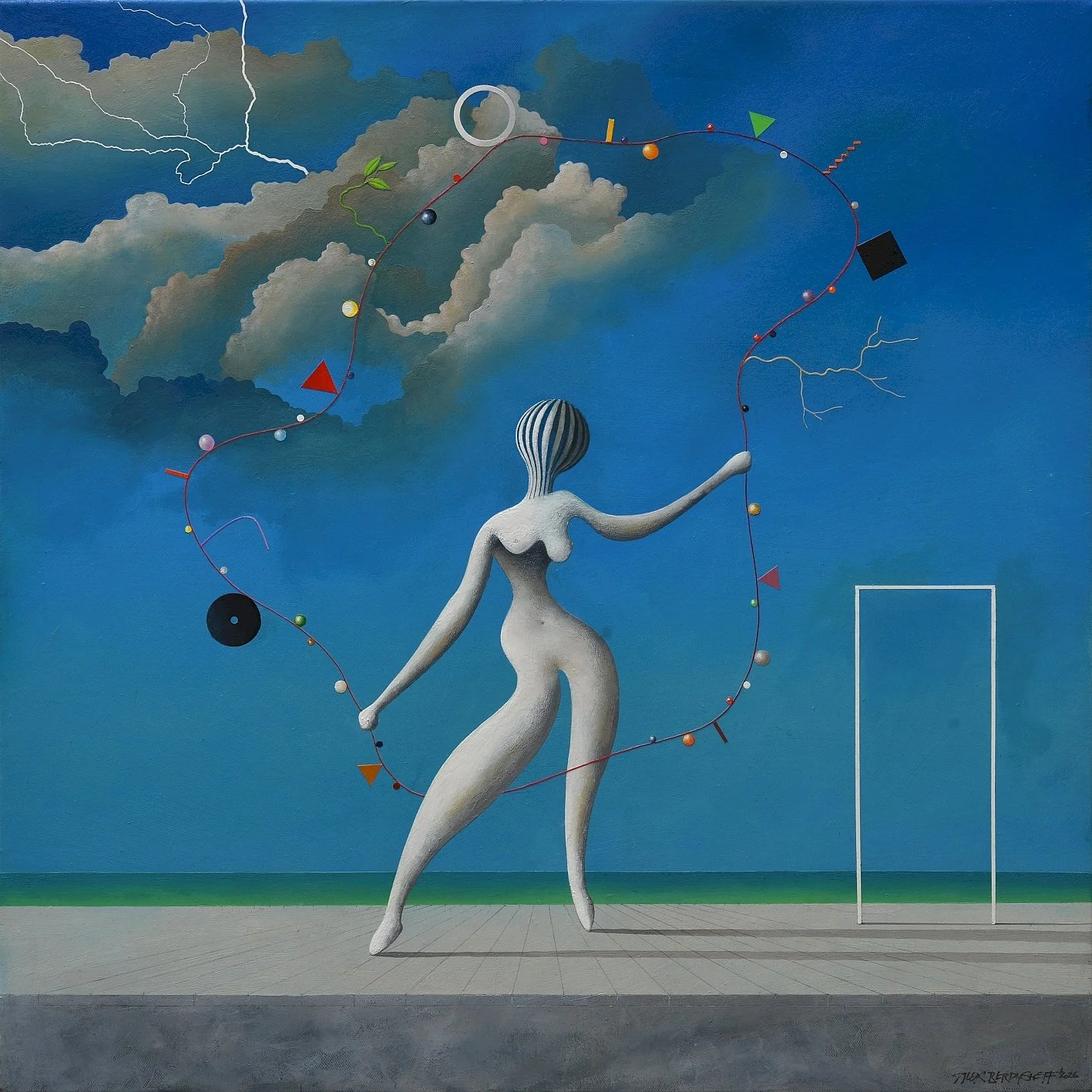 Whatever will be, will be, 85x185cm, oil on canvas, 2026