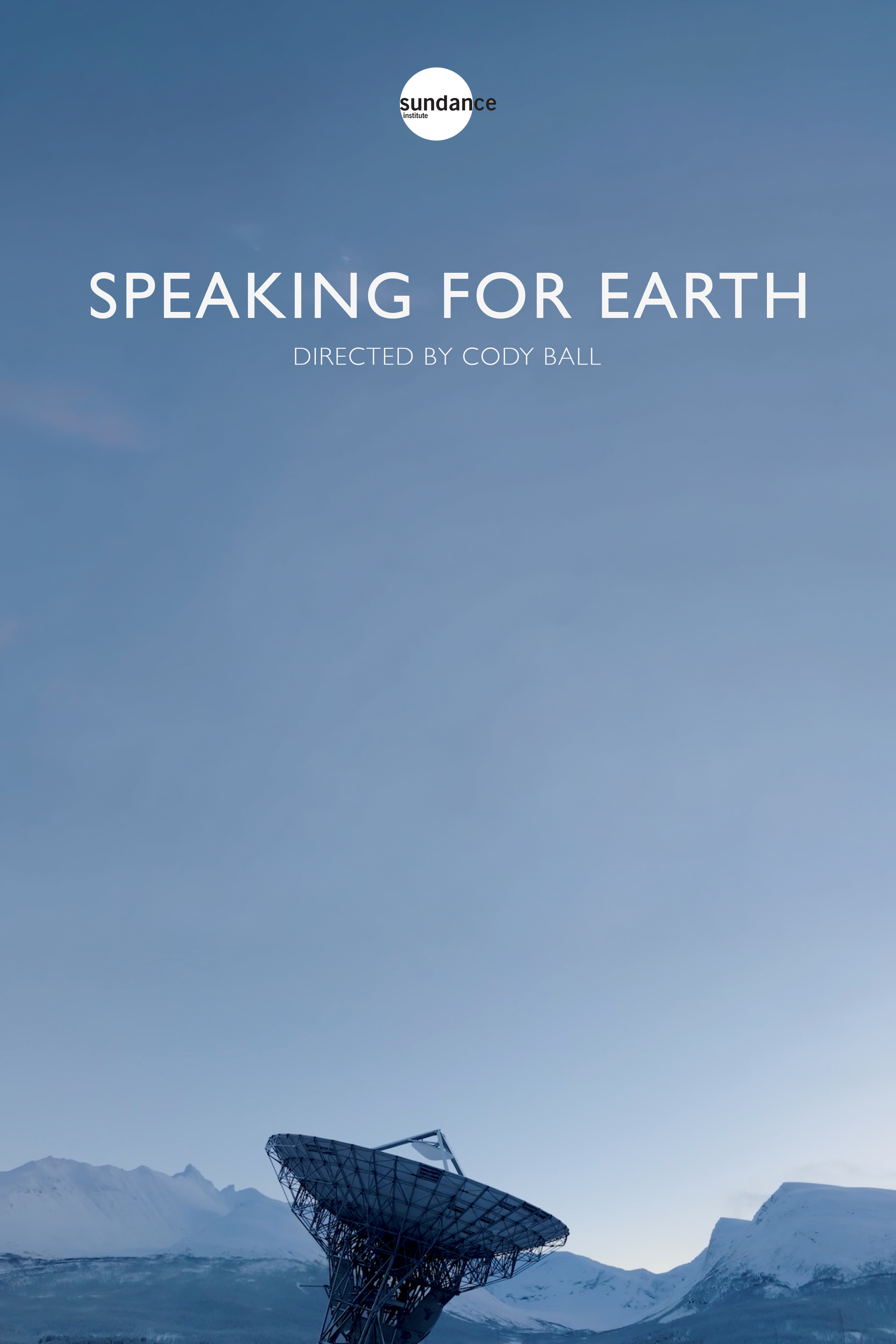 Speaking for Earth Poster.png