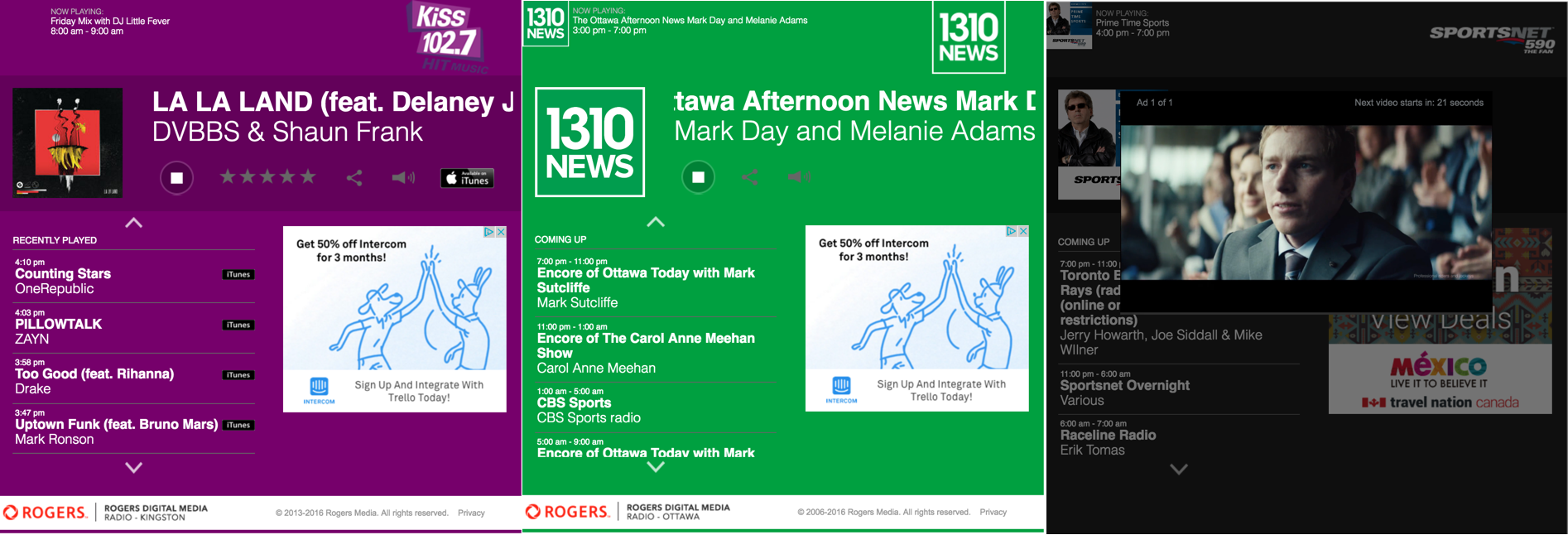 CLICK TO PREVIEW THE ROGERS RADIO EXPERIENCE