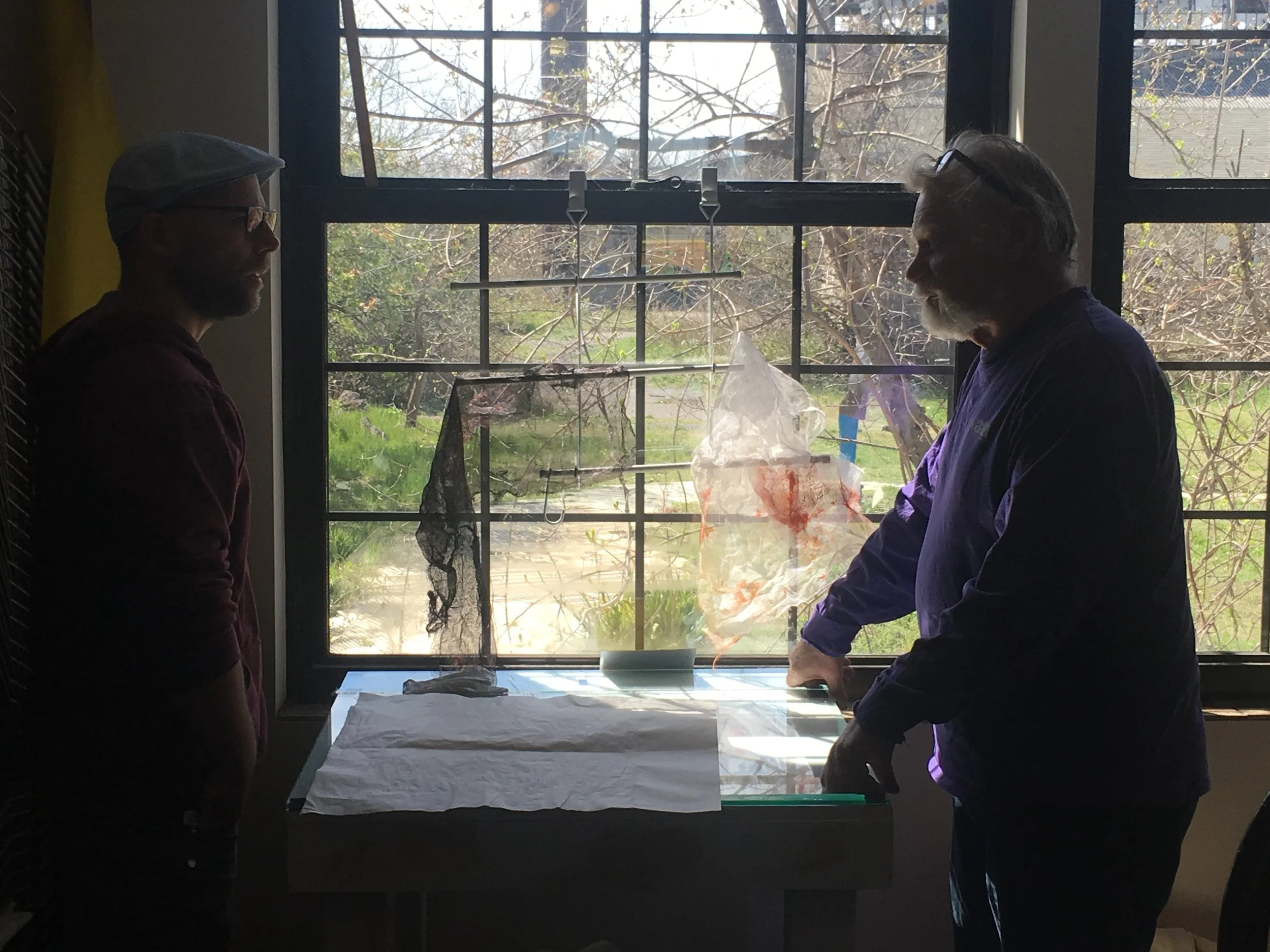 Dan Welden teaching in Far Rockaway at Rockaway Artist's Alliance.(RAA).