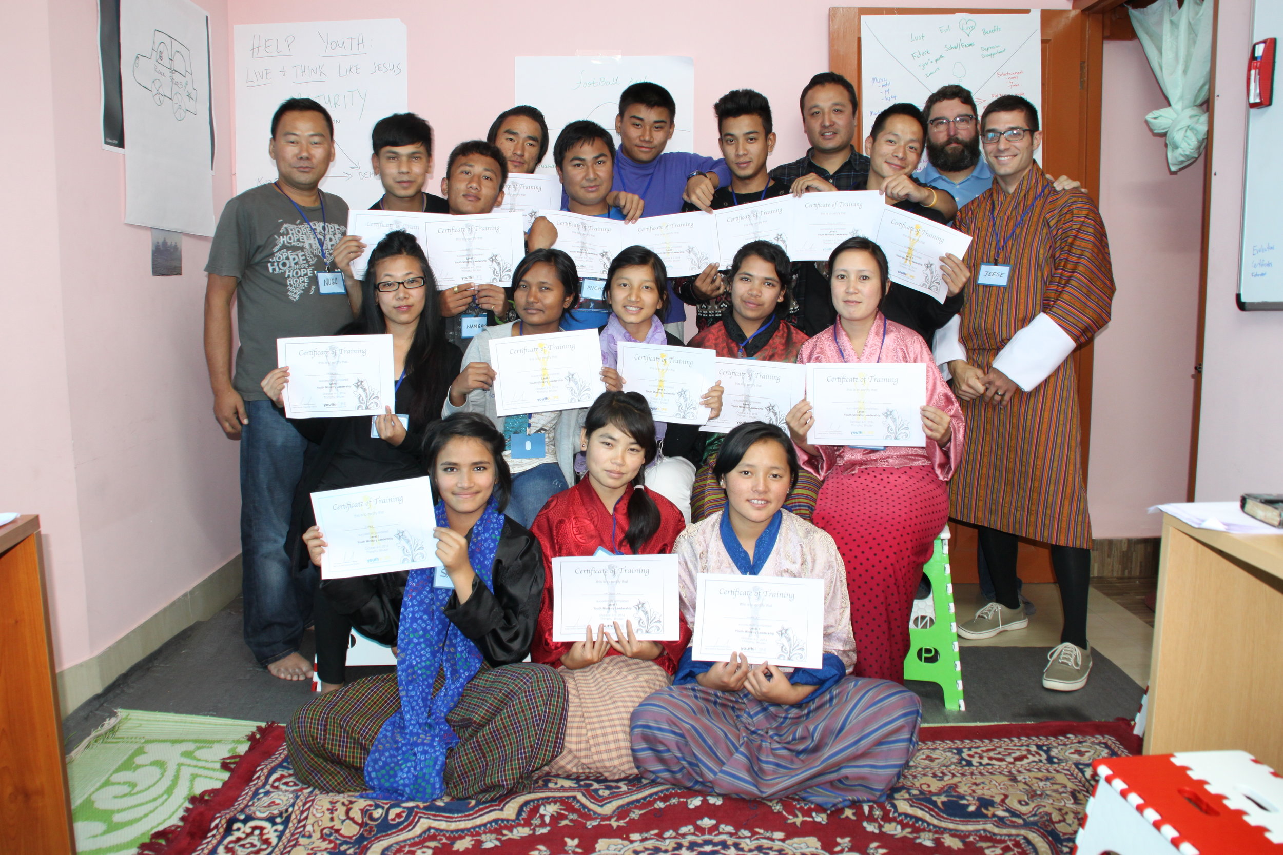 Bhutan Training 2014 Group.JPG