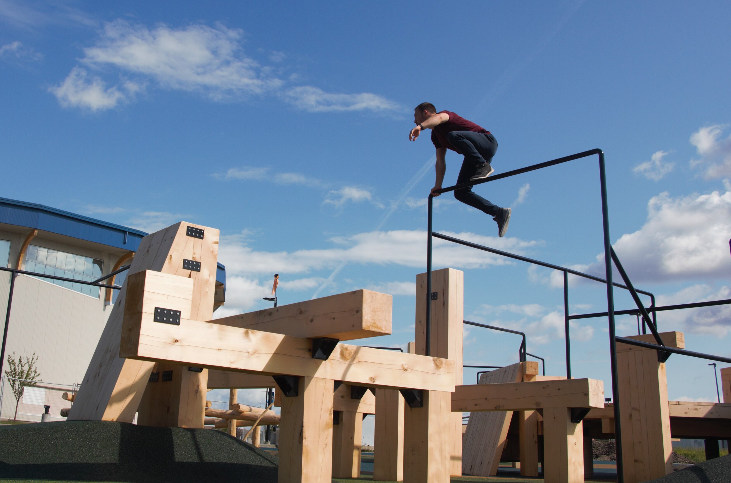 Parkour in the city near me  Art Board Print for Sale by ds-4