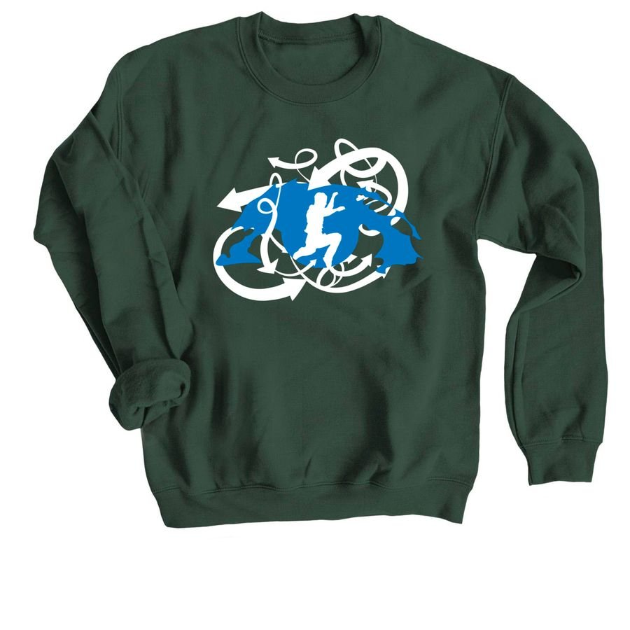 arrow swarm green crew neck.jpeg