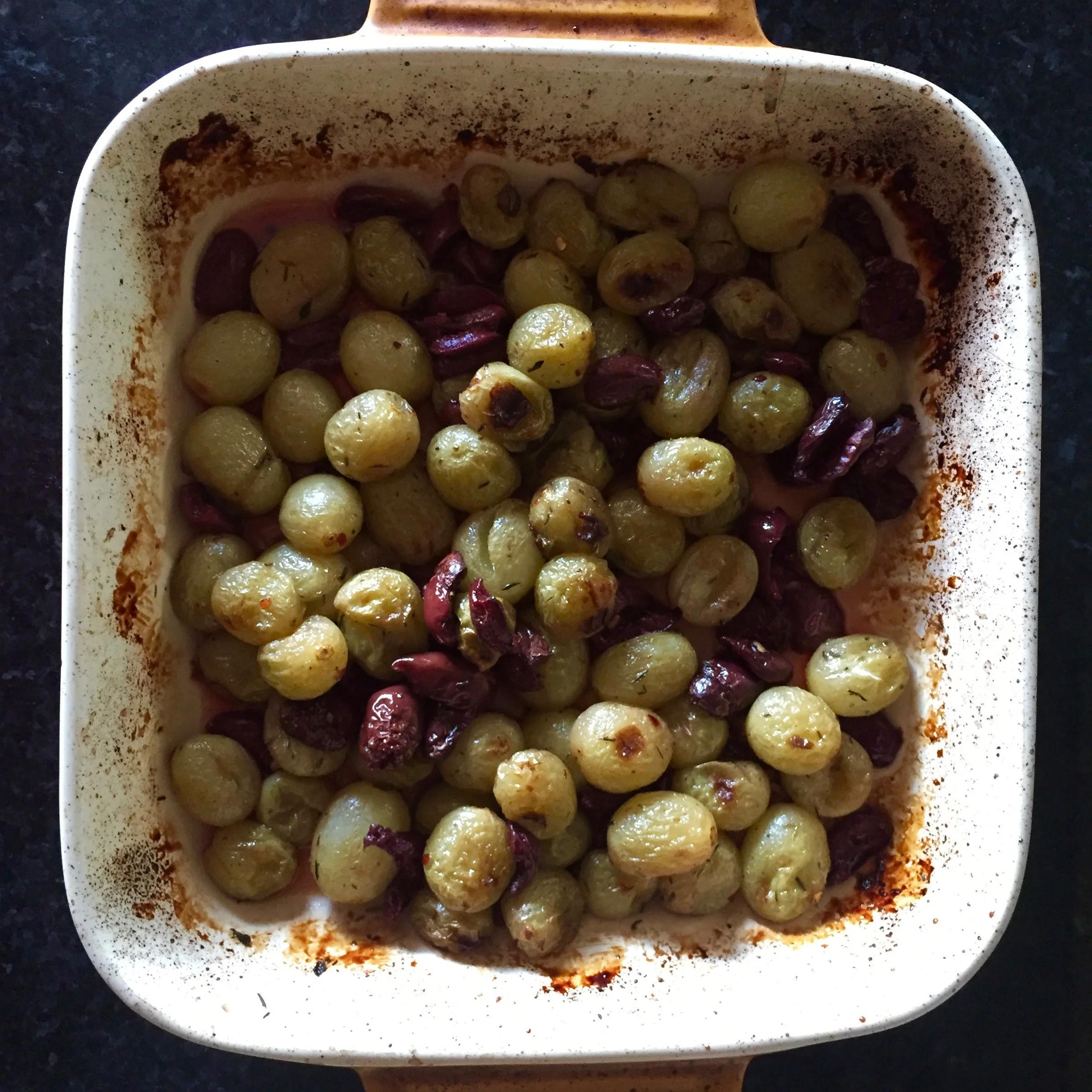 Roasted sweet, salty, herby goodness.