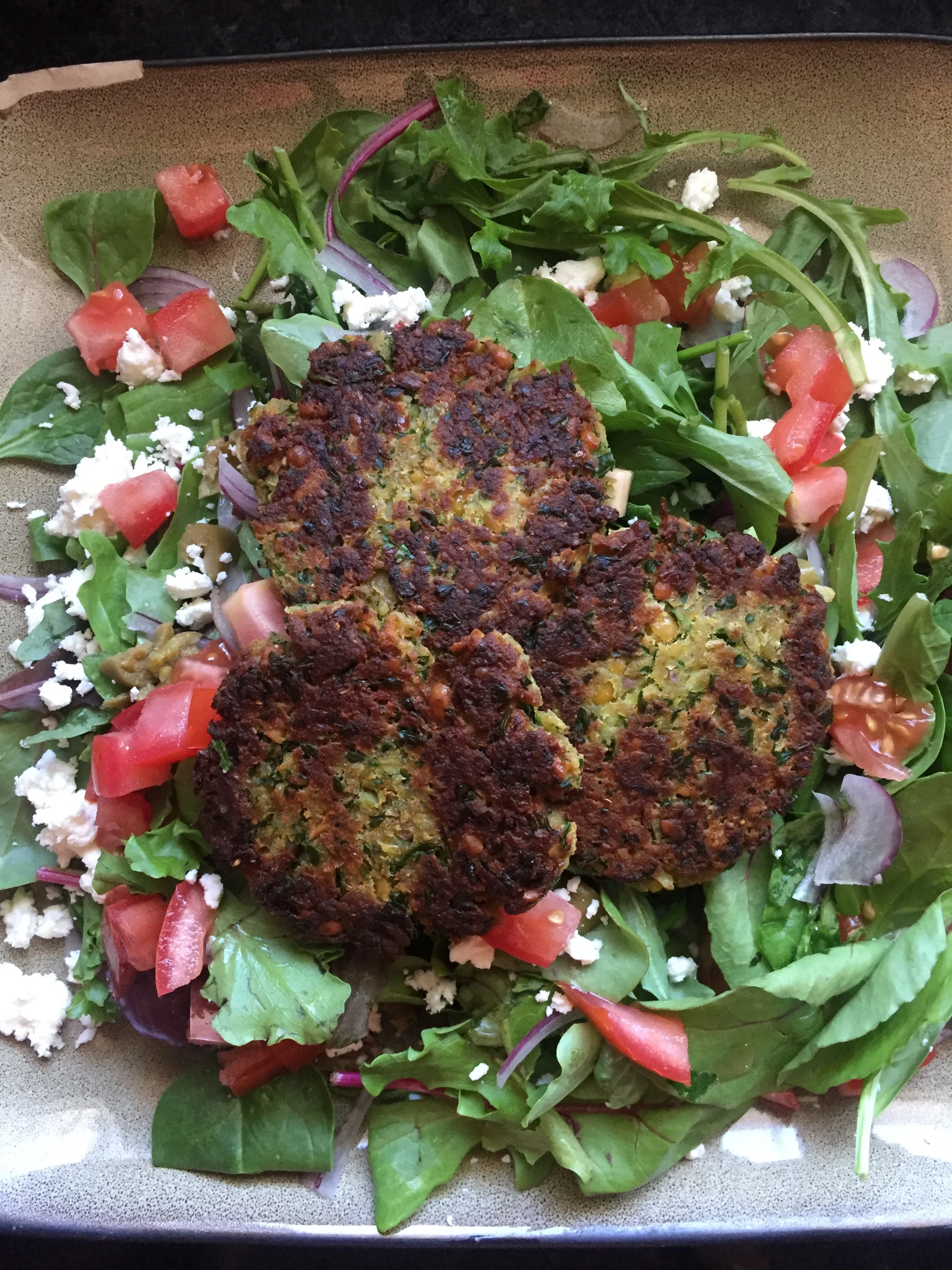 Assemble your favorite salad and devour. Immediately!