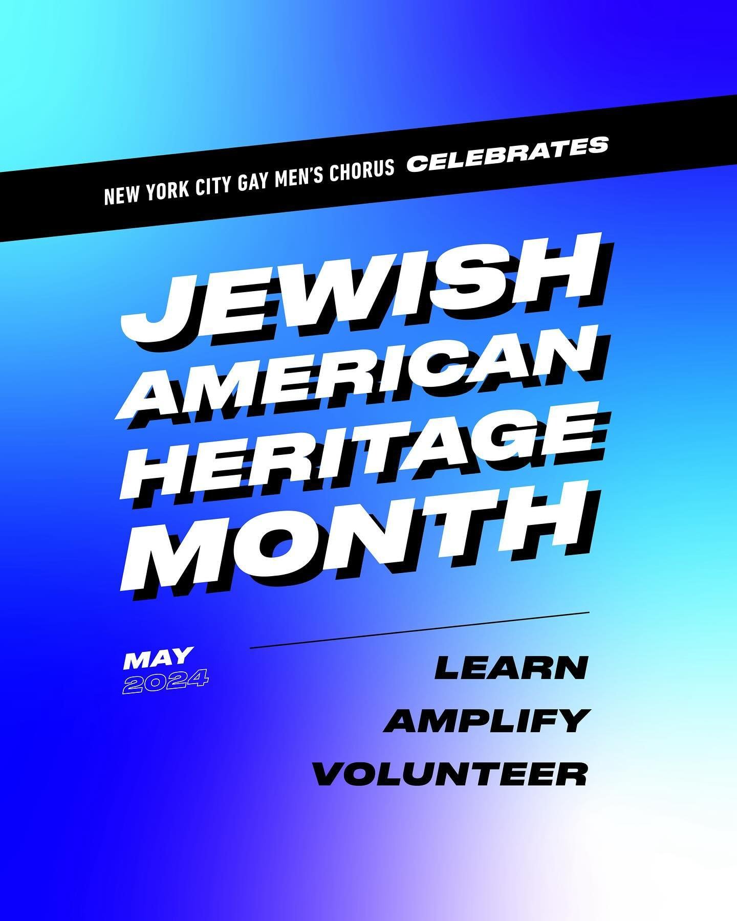 May marks Jewish American Heritage Month. We celebrate by continuing to learn, amplify, and volunteer among our queer community in New York City and beyond.

🗣️Check out the accounts tagged to learn more about the work they do in NYC, serving our co