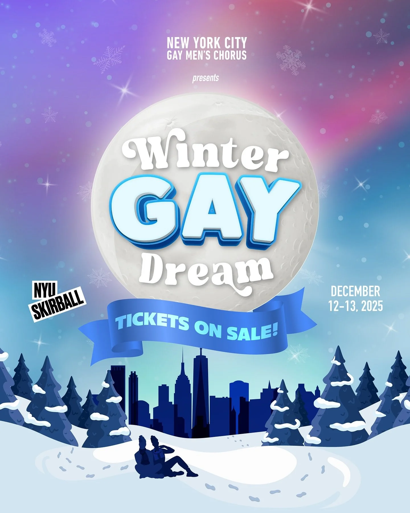 ❄️✨ Tickets are ON SALE at 10am TODAY for Winter Gay Dream! ✨❄️

Get ready for a dazzling night of music, magic, and pure queer holiday cheer with the New York City Gay Men&rsquo;s Chorus. It&rsquo;s the concert that&rsquo;ll melt your icy little hea