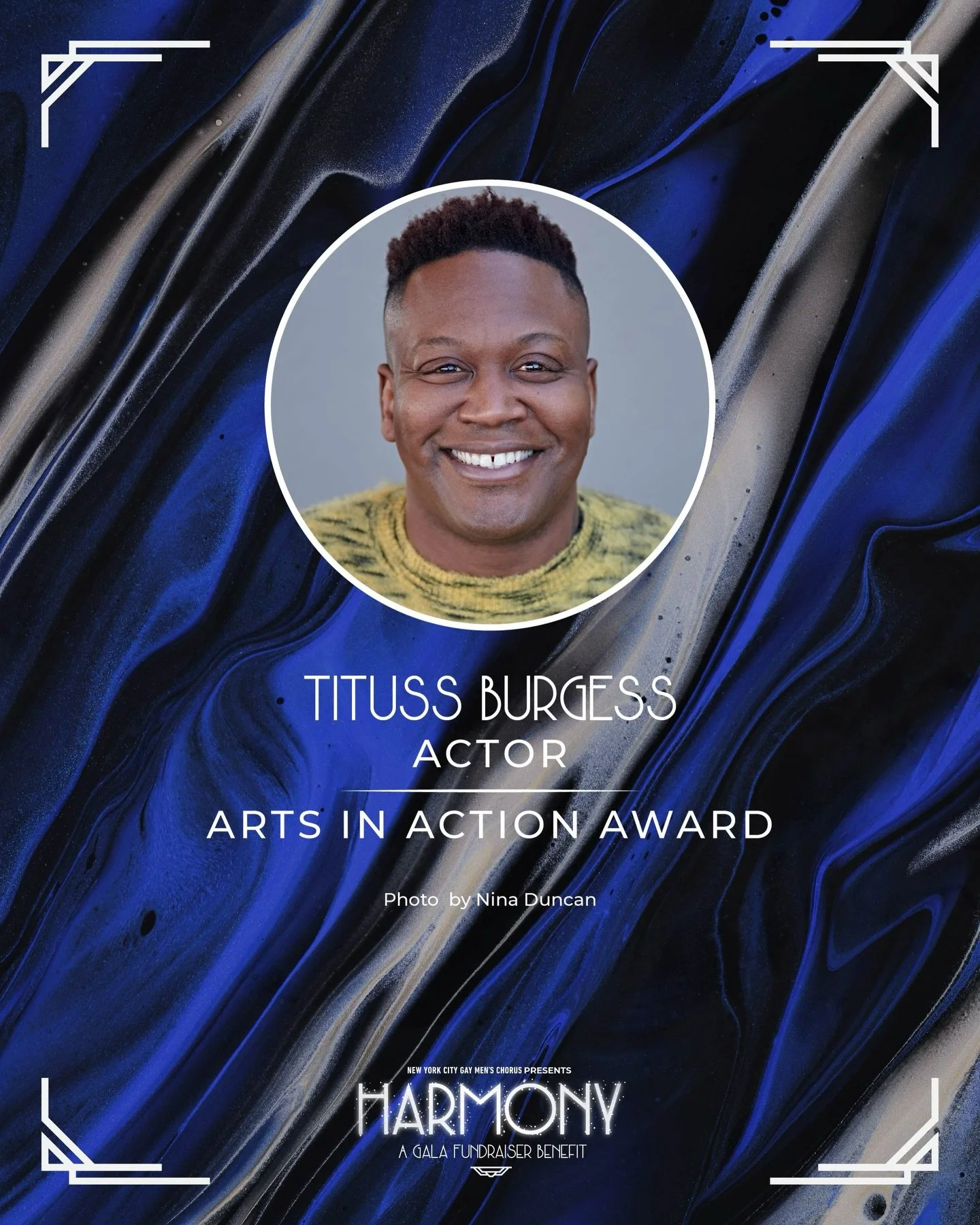 We are thrilled to honor @instatituss with our Arts in Action Award.

From scene-stealing comedy to powerhouse vocals to visionary new work, Tituss has reshaped what&rsquo;s possible in film, television, and theatre. His unforgettable performances in