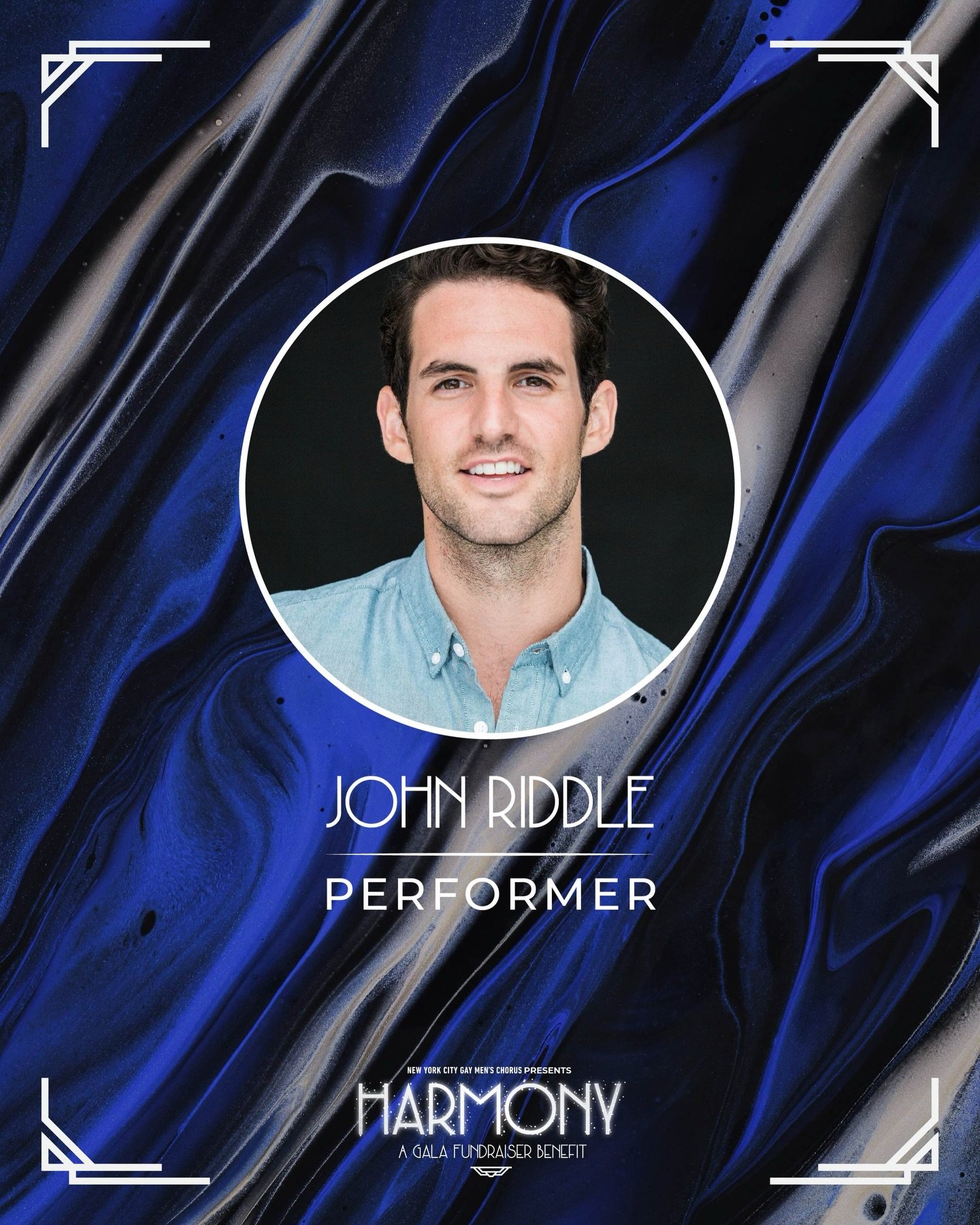 Joining us at Harmony: John Riddle.
An extraordinary performer whose work spans Broadway and beyond, John brings clarity, warmth, and undeniable presence. We&rsquo;re thrilled to have him lend his voice and artistry to this celebration.