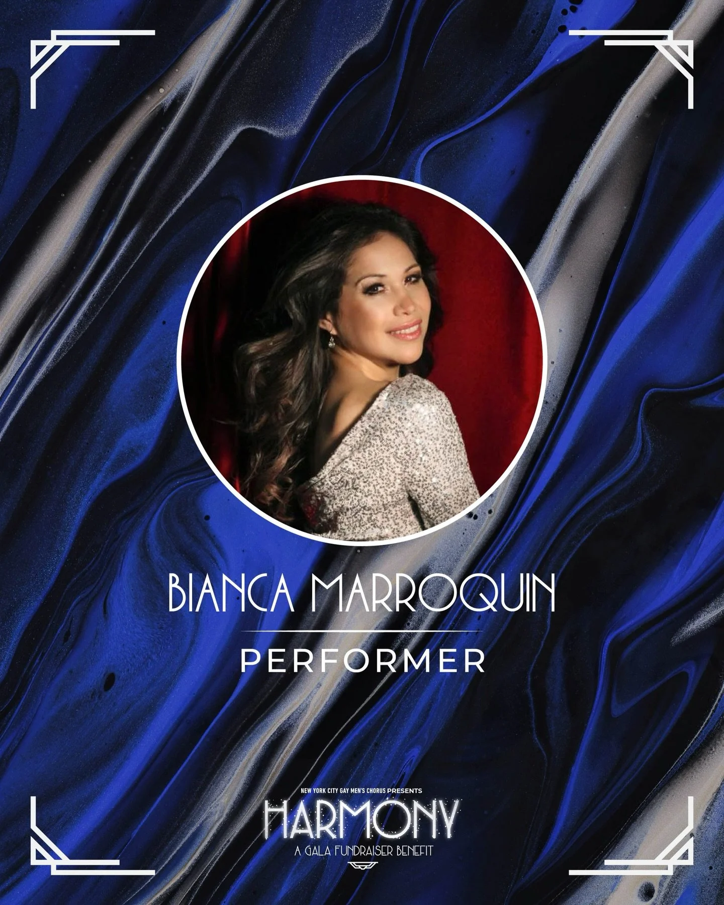 We are thrilled to welcome Bianca Marroqu&iacute;n to Harmony.
A trailblazer, a star, and a performer who commands the stage with elegance and power, Bianca&rsquo;s artistry represents exactly what this night is about: excellence, visibility, and joy